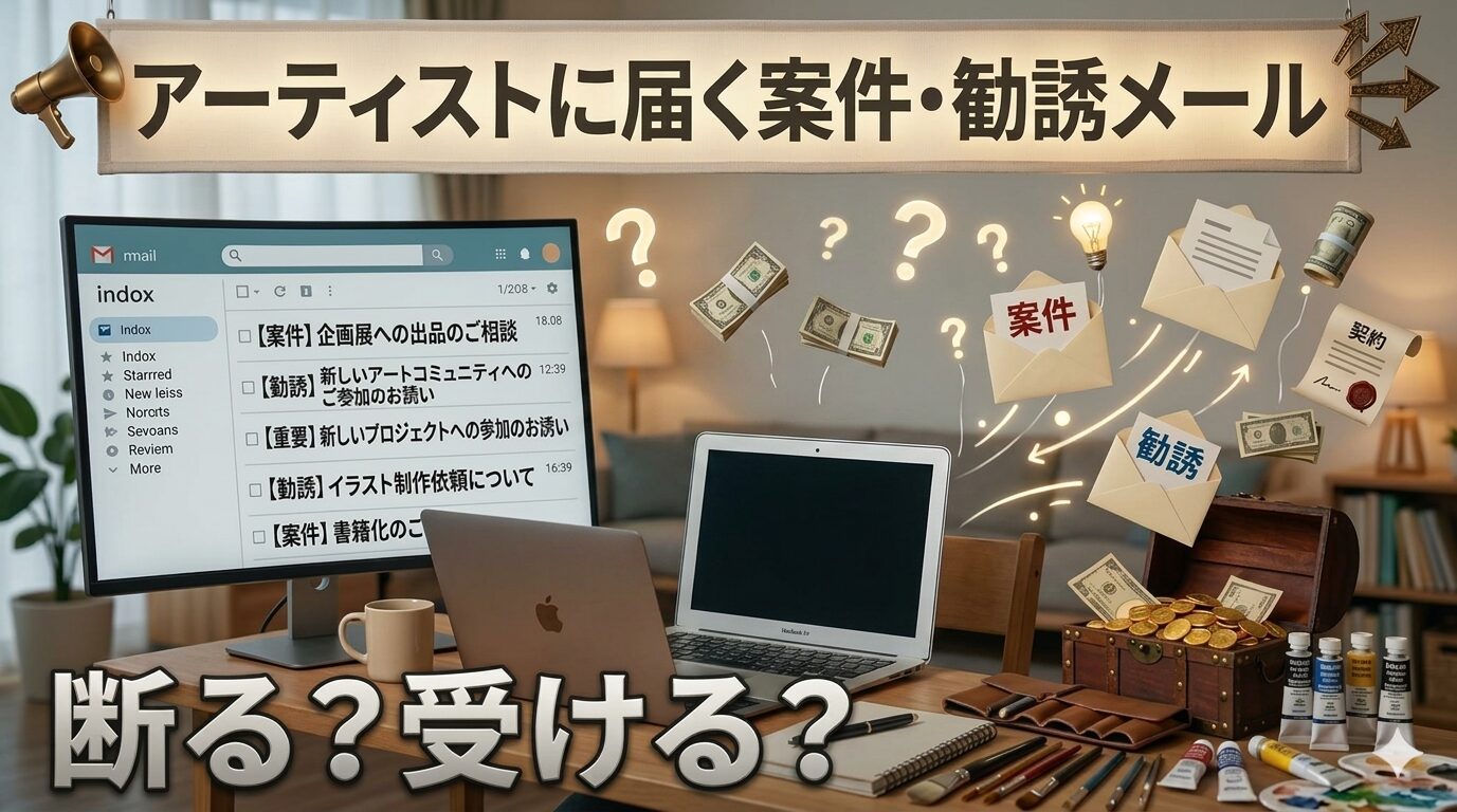 アーティストに届く案件ーサムネ